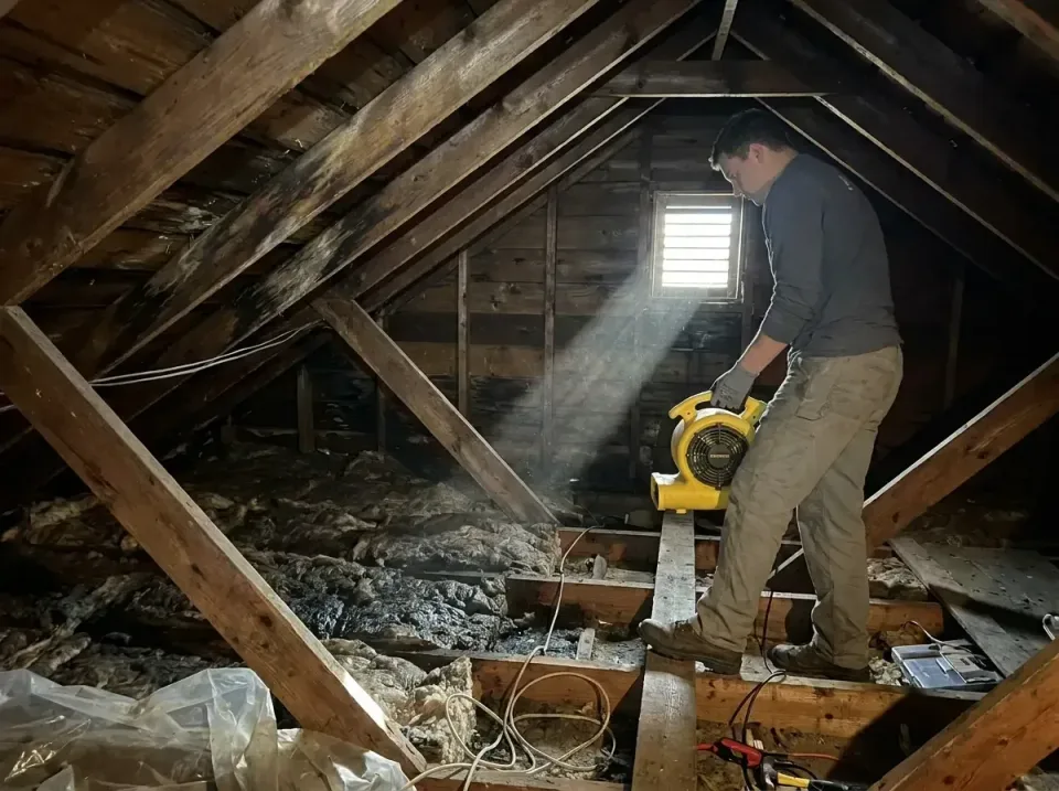 attic-water-damage-drying-proc-007 — frequently asked questions, Emergency Water Extraction & 24/7 Flood Response in Manchac…